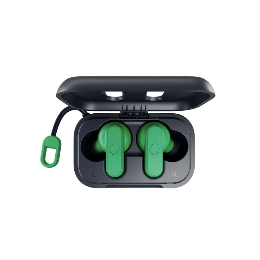 Skullcandy Dime 2 True Wireless Water Resistant In-Ear Earbuds with Bluetooth 5.0, Calls & Volume Control, Built-in Mic Earphones (Black, Grey Blue, Dark Blue/Green)