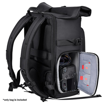 [CLEARANCE] Eirmai Waterproof Camera Backpack Bag 30-Liters with Adjustable Compartments, Detachable Waist Strap for Photography Equipment Storage