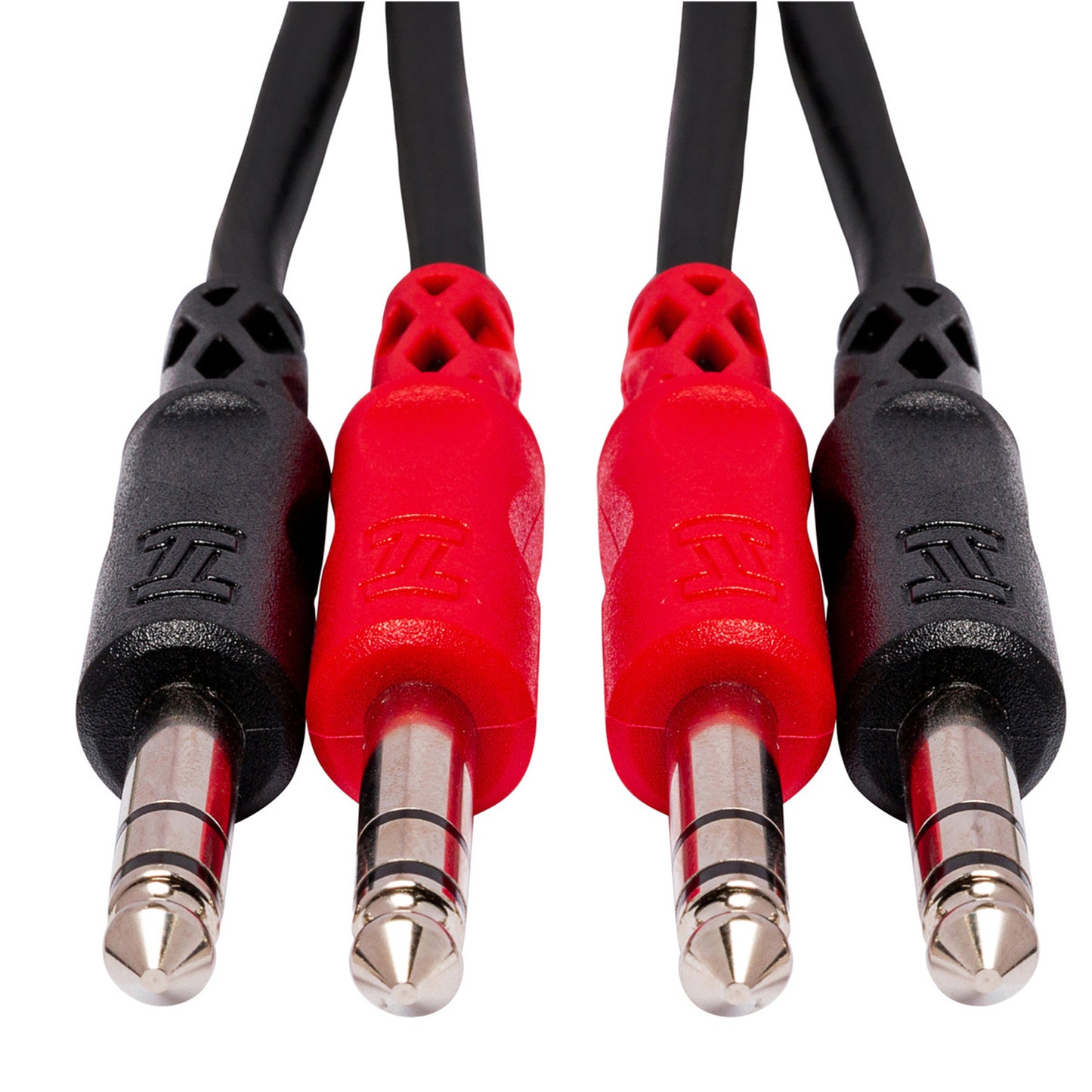 Hosa Technology CSS-202 Dual 1/4" TRS to Dual 1/4" TRS Stereo Interconnect Audio Cable Heavy Duty (2 Meters)