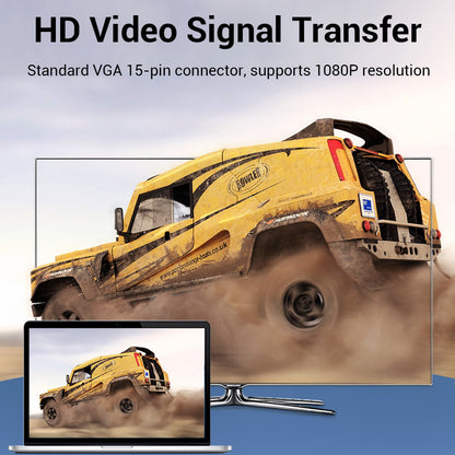 Vention VGA Adapter Coupler (Female to Female) 15 Pin 1080p 60Hz Gold-Plated for PC TV Monitor Projector (DDGBO)
