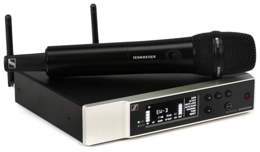 Sennheiser EW-D 835-S SET Digital Wireless Handheld Microphone System (R1-6: 520 to 576 MHz) with Bluetooth 5.1 Intelligent Switching Diversity