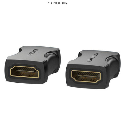 Vention HDMI Female to Female Coupler Adapter Extender 4K 60Hz with 20-meter Transmission Range and Audio Video Sync (AIRBO)