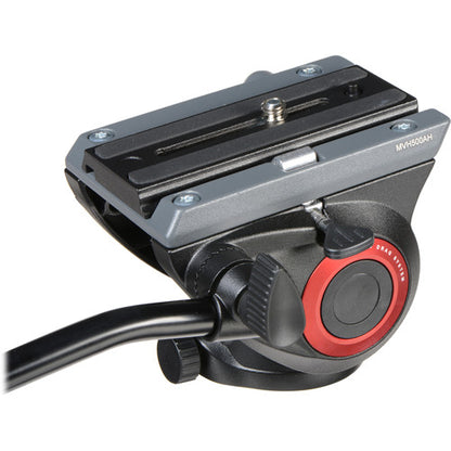 Manfrotto MVH500AH Aluminum Alloy Fluid Video Head with Flat Base for HDSLR Cameras