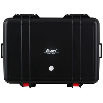 Eirmai R21 Moisture-Proof Dry Box 24-Liters with Dehumidifier Hygrometer Sponge Pad (Fits 1 DSLR and 6 Lenses) Black