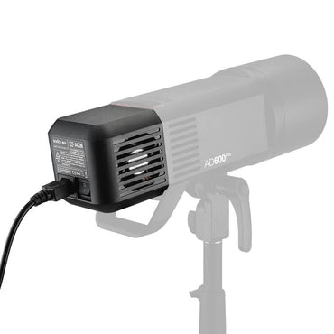 Godox AC26 Power Unit AC Adapter Charger Max 60Hz 2.7A for AD600Pro Witstro Outdoor Flash with On/Off Switch for Studio Lighting Equipment