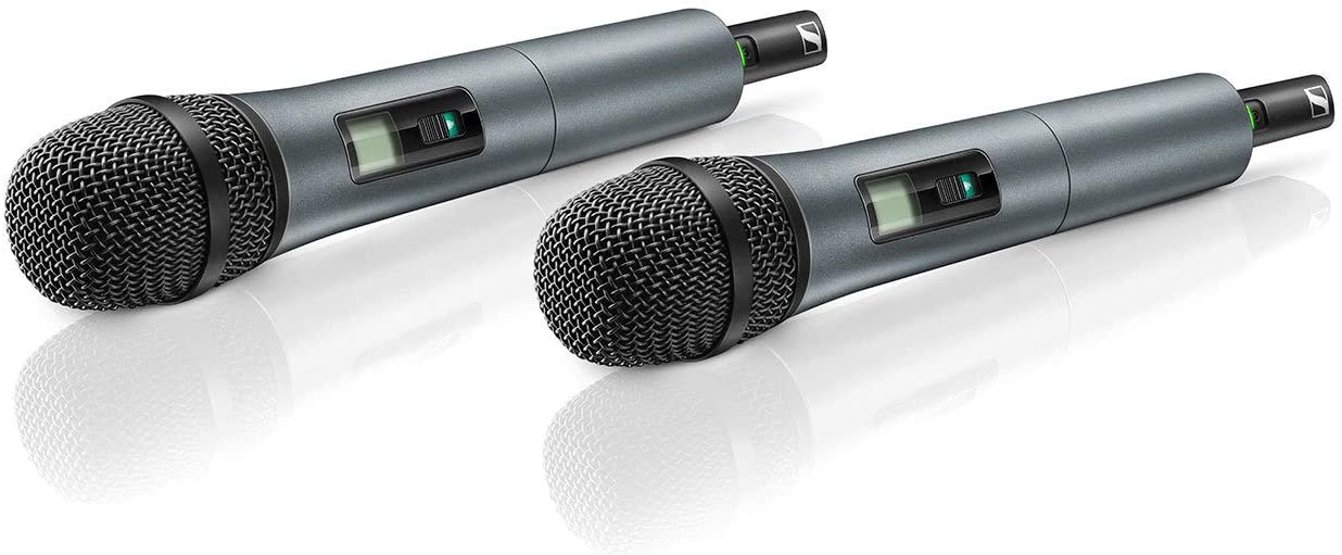 Sennheiser XS WIRELESS 1 Vocal Set Wireless Cardioid Microphone System with Up to 10 Compatible Channels, EM-XSW 1 UHF Receiver, e825 Mic Capsule, HH Transmitter, Selectable UHF Frequencies  - Audio Components | XSW 1-825-A