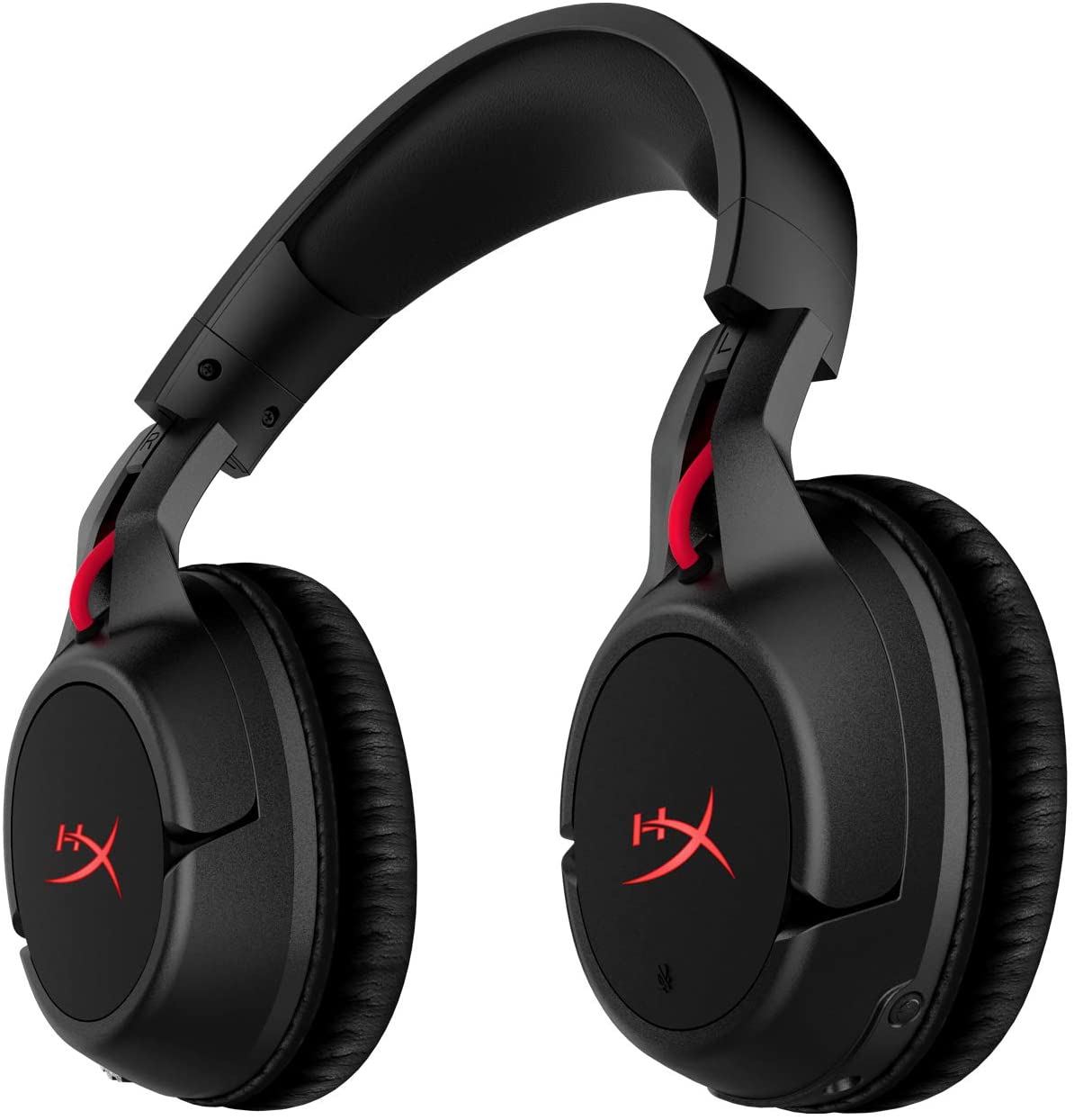 HyperX Cloud Flight Wireless Gaming Headset with Long Lasting Battery Detachable Noise Cancelling Microphone, Red LED Light, Bass, Comfortable Memory Foam for PS4 PC PS4 Pro (HX-HSCF-BK/AM)