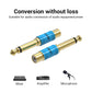 Vention 6.5mm Male to RCA Female Gold Plated Copper Audio Adapter for Mixer, Amplifier & Microphone