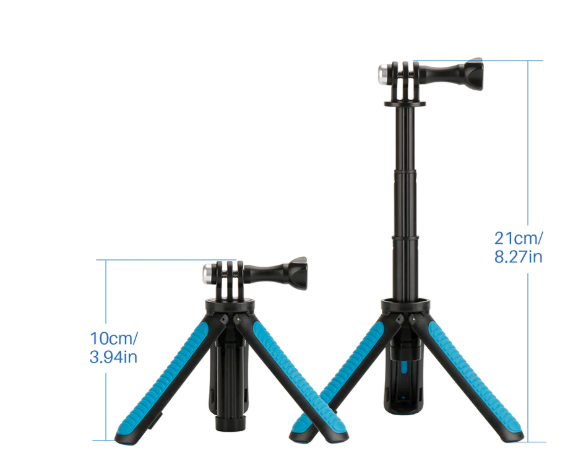 Ulanzi MT-06 Mini Tripod for DJI Osmo Action , Handgrip Extension Pole Extendable Monopod Tripod Selfie Stick for DJI Osmo Pocket