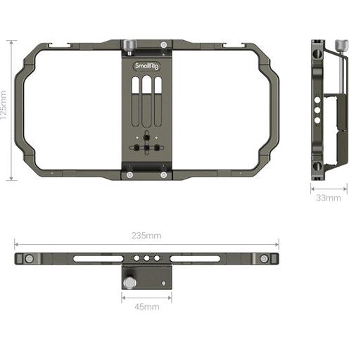SMALLRIG 2791 Smartphone Video Rig Universal Metal Case Phone Video Stabilizer Aluminum Alloy Grip Cage