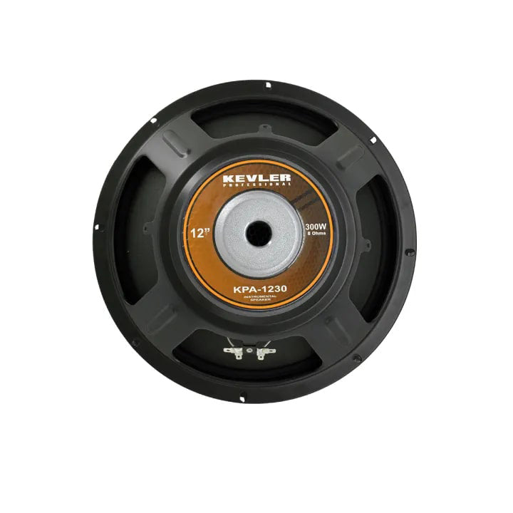 KEVLER KPA Series 12" Diameter Instrument Speakers with 43Hz-4.5KHz Frequency Response, Max 8Ohms Impedance, 97dB Sensitivity Level and 2" Voice Coil (2022 Model) (300W)
