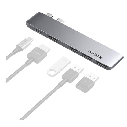 UGREEN USB Type-C Hub Adapter to 4K HDMI, USB-C, USB 3.0 Ports Multifunctional Docking System 5Gbps Transfer Speed, Thunderbolt Compatible | 60559