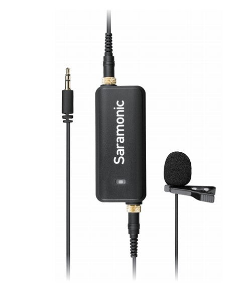 Saramonic LavMic Omnidirectional Lavalier Microphone with 2-Input Audio Mixer