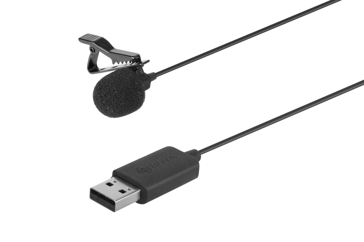 Boya By-LM40 USB Lavalier Microphone Plug and Play for Vlogging, Livestreaming, Online Conference