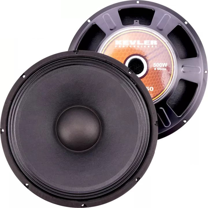 KEVLER KPA Series 15" Diameter Instrument Speakers with 43Hz-4.5KHz Frequency Response, Max 8Ohms Impedance, 97dB Sensitivity Level and 2" Voice Coil (2022 Model) (300W and 500W)