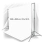 Pxel AA-ML3030W 300cm x 300cm Seamless Muslin Background Cloth Backdrop White