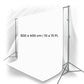 Pxel AA-ML3040W 300cm x 400cm Seamless Muslin Background Cloth Backdrop White