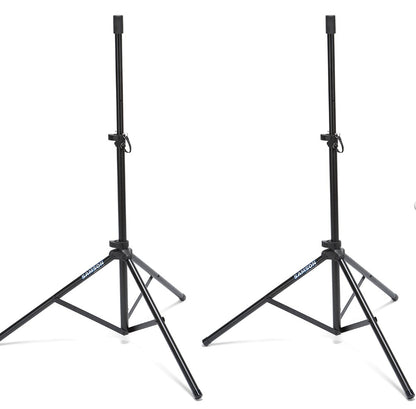 Samson LS50P Durable Speaker Stand (Pair) with Adjustable Height, Locking Latch and 3/8" Pole Adapters for Concerts and Recordings