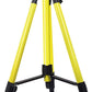 Mtian 2-Section Adjustable Laser Level Tripod for Surveying, Rotary and Line Lasers (YELLOW)