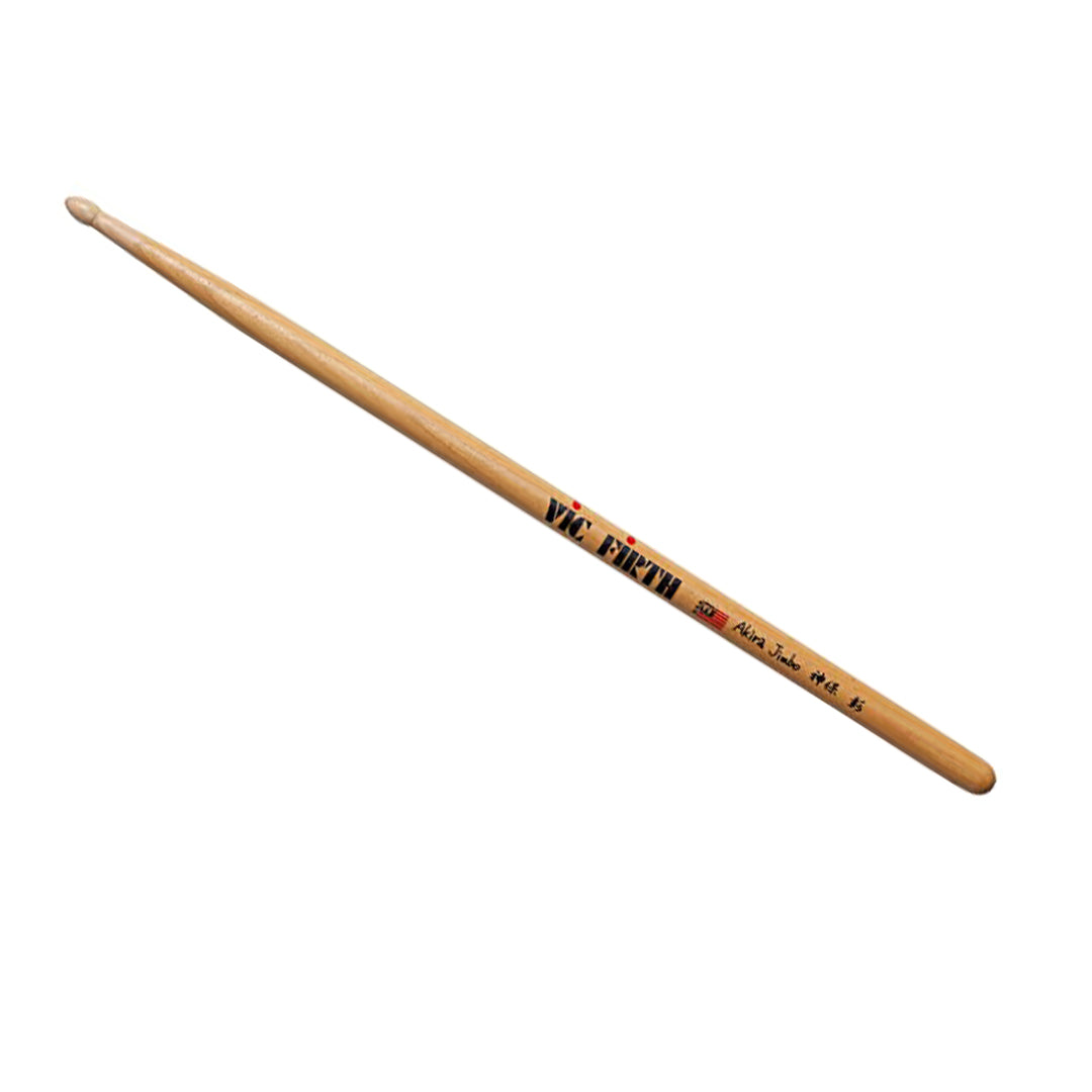 Vic Firth SAJ Akira Jimbo Signature Drumsticks with Hickory Wood Tear Drop Tip for Unique Balance