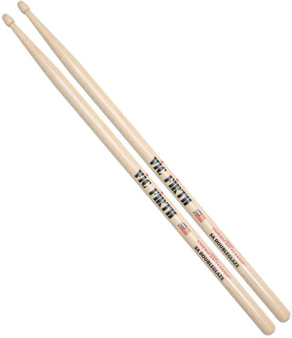 Vic Firth American Classic 5A Hickory Wood Drumsticks (Pair) Drum Sticks for Drums and Percussion (Multiple Styles Available)