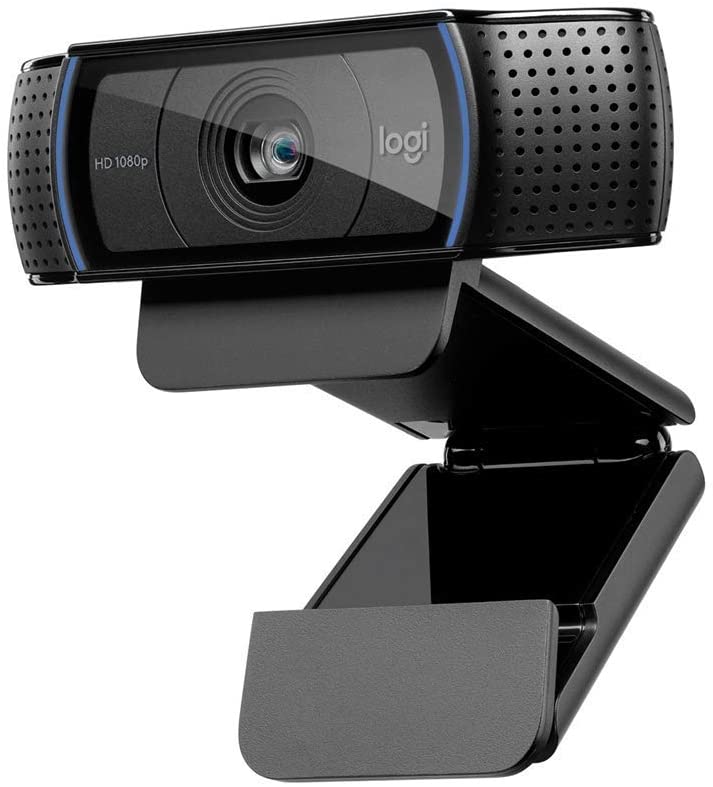 Logitech C920 Pro HD Webcam with Microphone, 1080p 30 FPS Widescreen Video Calling and Recording Zoom Camera