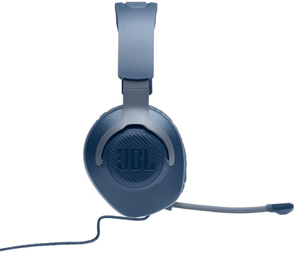 [CLEARANCE] JBL Quantum 100 Over-Ear Wired Gaming Headset with Detachable Microphone, Windows Sonic Spatial Sound Support, and Memory Foam Padded Earpads for PC, Mobile, and Consoles (Black)