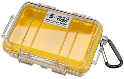 Pelican Micro Water-Resistant Crush and Dust Proof Case (Clear Black, Clear Blue, Clear Yellow, Clear Red) | 1020