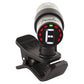 Fender Bullet Clip On Chromatic Tuner with 360 Rotatable LED Display, Auto Sleep Mode for Guitar, Bass, Violin (Black, Silver)