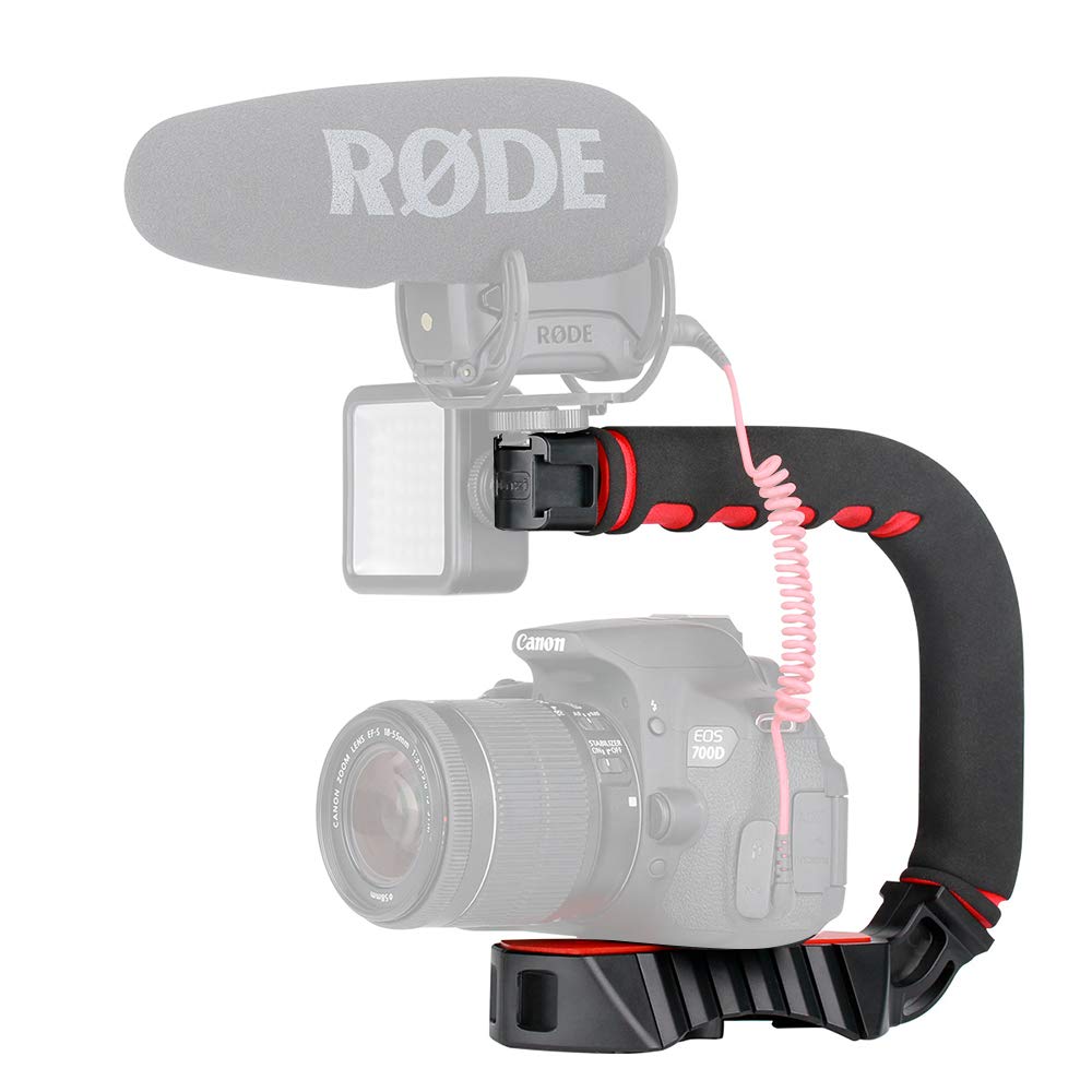Ulanzi U-Grip Pro Triple Shoe Mount Stabilizer Handle Grip Camera Phone Video Rig Kit