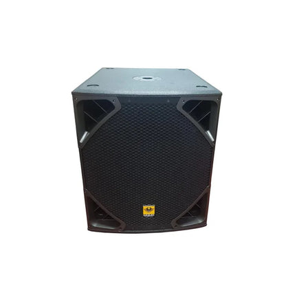 KEVLER KRX-615SA 15" 600W Powered Active Subwoofer Bass Speakers (PAIR) with Built-In Class D Amplifier, XLR and 6.5mm TRS AUX Line In and Vertical Pole Mounting Port