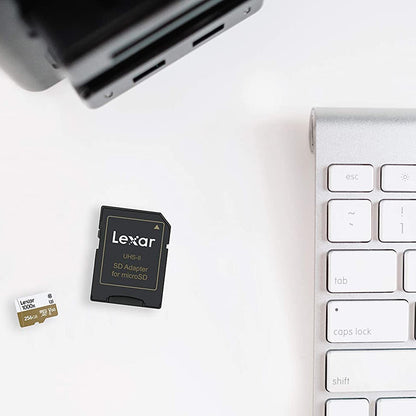 [CLEARANCE] Lexar 256GB 1000X MicroSDHC UHS-II, Upto 150MB/s Read 90MB/s Write C10 V60 U3 LSDMI256CB1000A