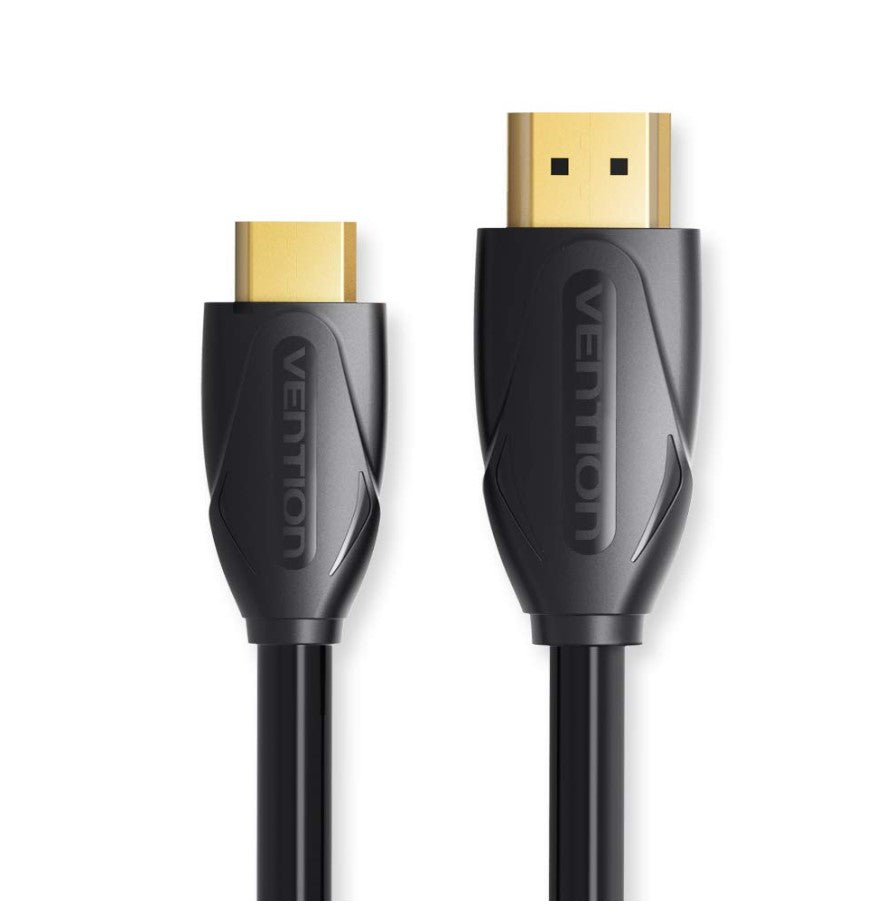 Vention Plug and Play Mini HDMI to HDMI Cable with Gold Plated Interface for TV, Laptops and Tablet (VAA)