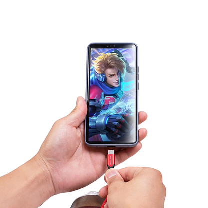 [CLEARANCE] Vention Cotton Braided USB 2.0 A Male to C Male 3A USB Cable (CODR) 480Mbps for Smartphones, Tablets and Other USB -C Devices 2M Red