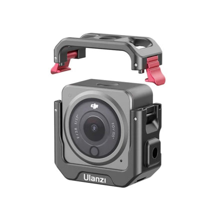 [CLEARANCE] Vijim by Ulanzi 2872 Aluminum Alloy C-Action2 Magnetic Frame Cage with Built-In Magnet and Metal Frame Heat Dissipation Fit for DJI Action 2 Camera