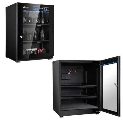 Eirmai 70L Electronic Digital Dry Dehumidifying Cabinet with Touchscreen and Automatic AL Smart Control - 70 Liters (MRD-75)