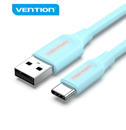 Vention USB 2.0 A Male to C Male 3A USB Cable 480Mbps (COK) for Smartphones, Laptops, Computer (Available in Different Lengths)