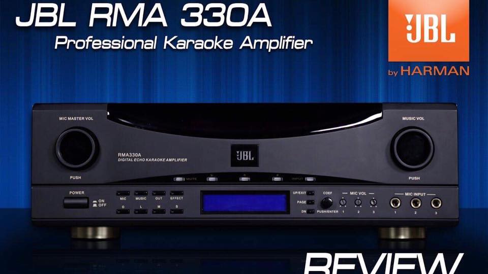JBL RMA330A Karaoke Amplifier 300W Digital Effect Reverb, Echo, Repeat and Delay