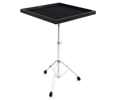 [CLEARANCE] Gibraltar 7615 Large Percussion Table and Stand with Adjustable Height, Durable Rugged Metal Tripod Base and Stout Double-Braced Legs with Rubber Feet