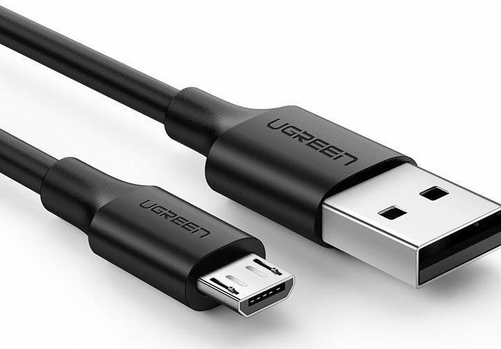 UGREEN USB 2.0 A to Micro USB Cable with Bold Copper Core and PVC Jacket for Smartphones, PC and Laptop (Available in 0.25M, 0.5M, 1M, 1.5M, 2M, 3M)