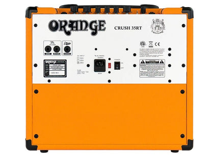 Orange Amps Crush 35RT Watt Guitar Combo Amplifier with 4- Stage Preamp, Active 3 Band EQ and CabSim-loaded Headphone Output for Electric Guitars (Orange, Black)