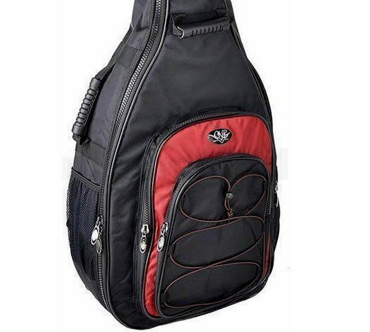 CNB Durable Classic Guitar Gig Bag with Padded Backpack Straps Support and MP3 Accessory Storage Pouch (CGB1680)