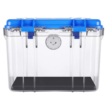 Eirmai R10 Moisture-Proof Dry Box 9-Liters with Dehumidifier Hygrometer Sponge Pad (Fits 1 DSLR Camera and 2 Lenses) Blue