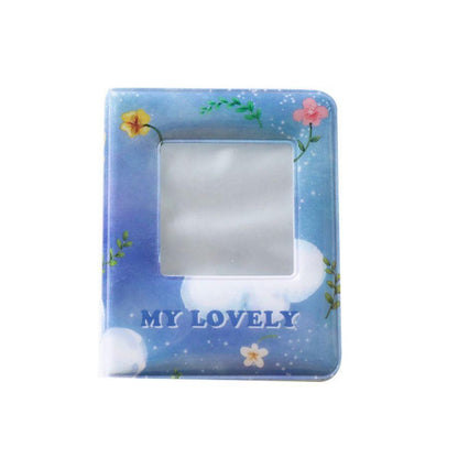 [CLEARANCE] Pikxi Cute Lovely Photo Album 36 Pockets 2.5 x 3.9 Inch Pictures Holder (White, Purple, Pink, Blue)