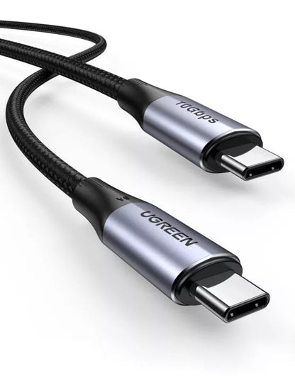 [CLEARANCE] UGREEN 100W PD USB-C 3.2 Gen 2 Data and Charging Cable with 5A Fast Charge 4K 60Hz Video and 10Gbps File Transfer Speed (1M) | 80150