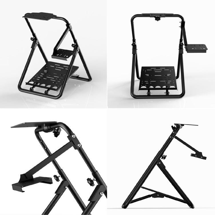 PXN A9 Gaming Racing Steering Wheel Foldable Stand Retractable 38cm Collapsible with Adjustable Wheel Pedal Angle