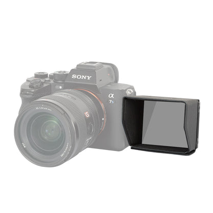 SmallRig Sunhood for Sony Alpha 7S III/Alpha 7C/ZV-1/ZV-E10/FX3 Mirrorless Camera LCD hood with Raised Internal Edges Slide-in Mounting 3206
