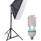 Pxel LS-SB Studio Lighting Kit 1 Bi-Color Dimmable LED Dual Light Set with Bulbs, Softbox and Stand for Photography and Videography