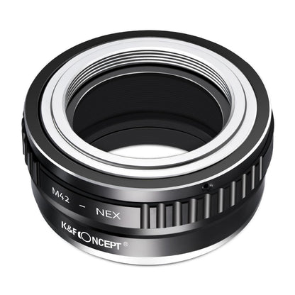 K&F Concept M42-NEX High Precision Lens Adapter Mount for M42 Mount Lens to Sony E-Mount Body Mirrorless Camera