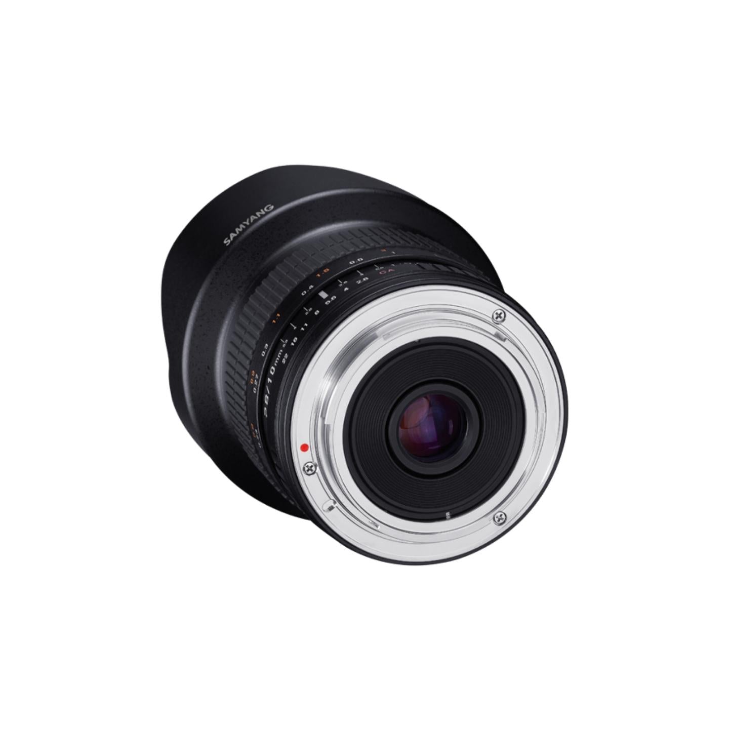 Samyang 10mm f/2.8 Manual Focus Wide Angle Prime Lens for Olympus & Panasonic Micro Four Thirds MFT Mount DSLR Cameras | SY10M-MFT